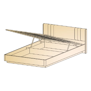 Грейс Кровать КР-4013 (965(370*)х1705х2065 мм) 