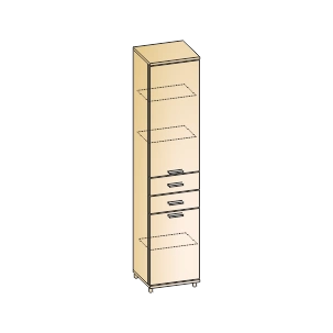 Грейс Шкаф ШК-5045 (2264х540х346)