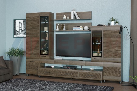 Гостиная-Стенка Камелия №3 (В-2172 х Ш-3240 х Г-452 мм)