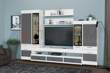 Гостиная-Стенка Камелия №3 (В-2172 х Ш-3240 х Г-452 мм)