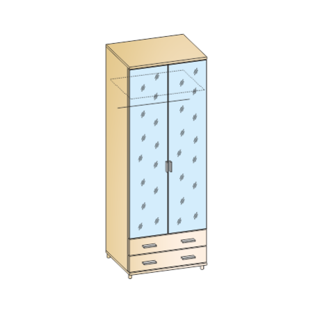 Грейс  ШК-5007 (2264х900х570)