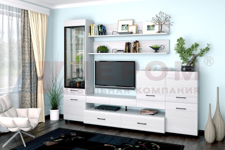Гостиная-Стенка Камелия №5 (В-2172 х Ш-2700 х Г-452 мм)